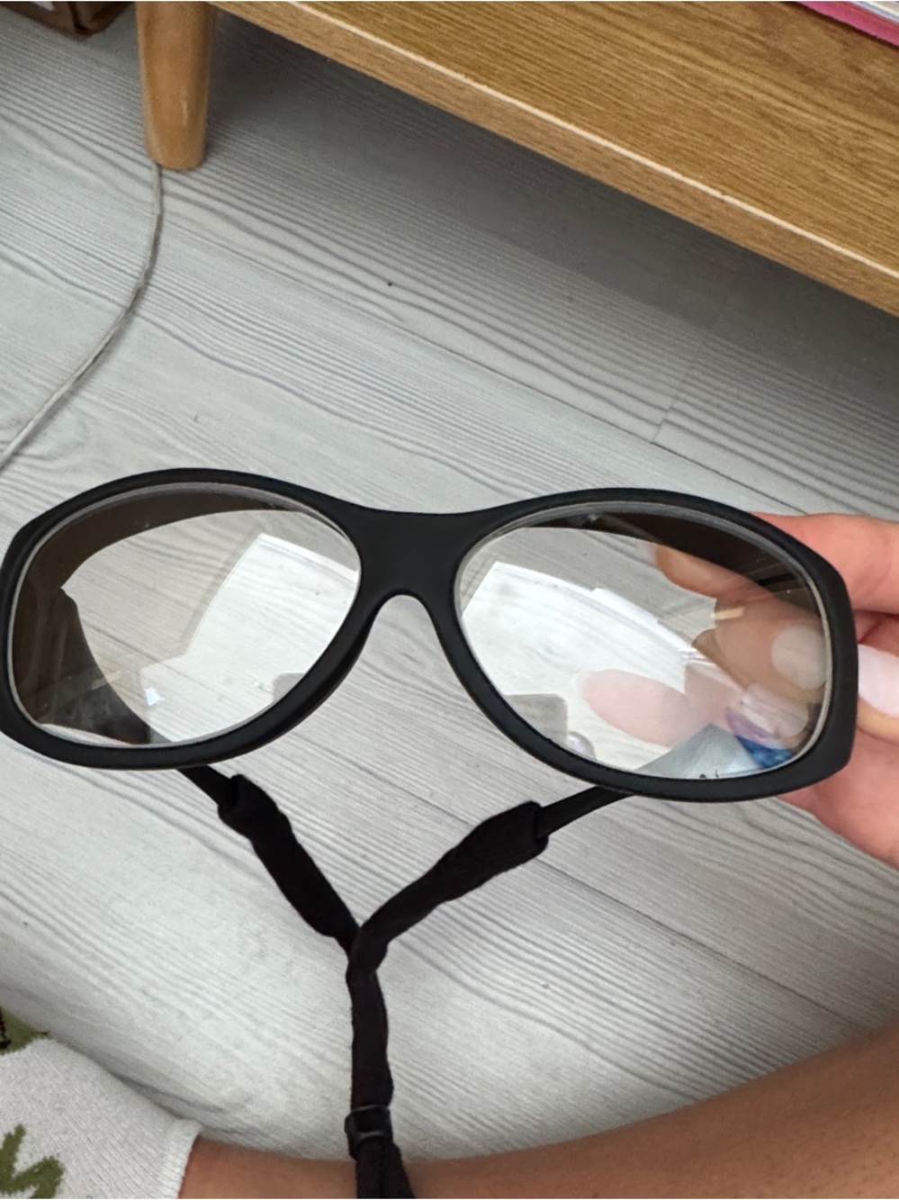Black radiation Protective Goggles with Adjustable Strap